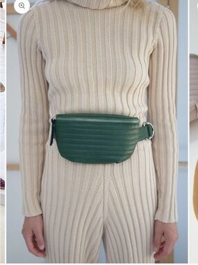 Beklina Ribbed Belt Bag